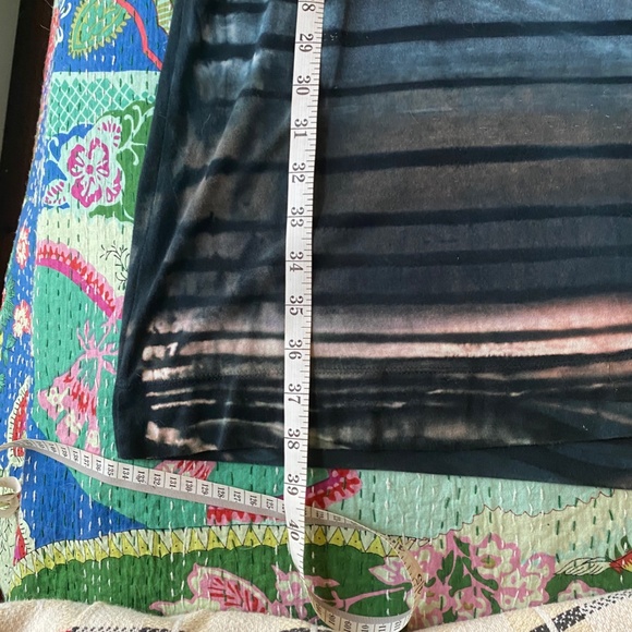 Marika Charles Hand Dyed Striped Tank Dress size 3 - Picture 6 of 6